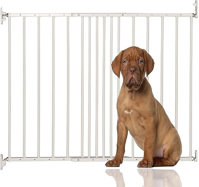 Bettacare Extending Metal Gate 62.5cm - 106.8cm (White)