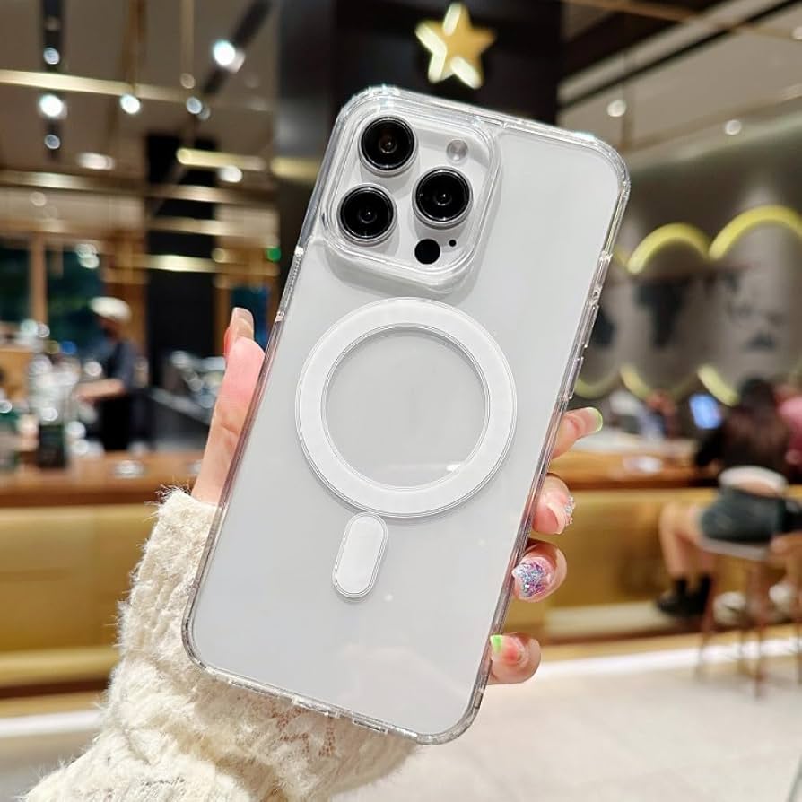 Amazon.co.jp: 磁気透明ケース iPhone 15 14 13 12 11 14 Pro