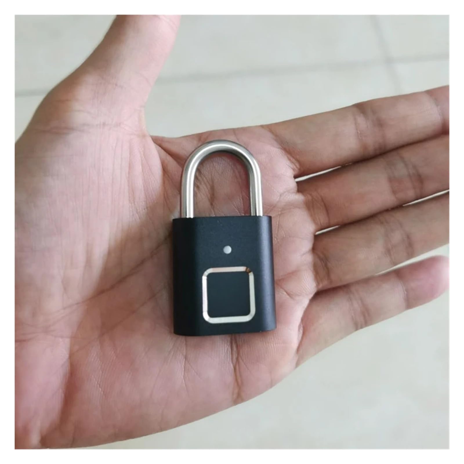 Zamek drzwi, kłódka na odcisk palca, mini zamek USB z możliwością ładowania, inteligentna domowa blokada na odcisk palca
