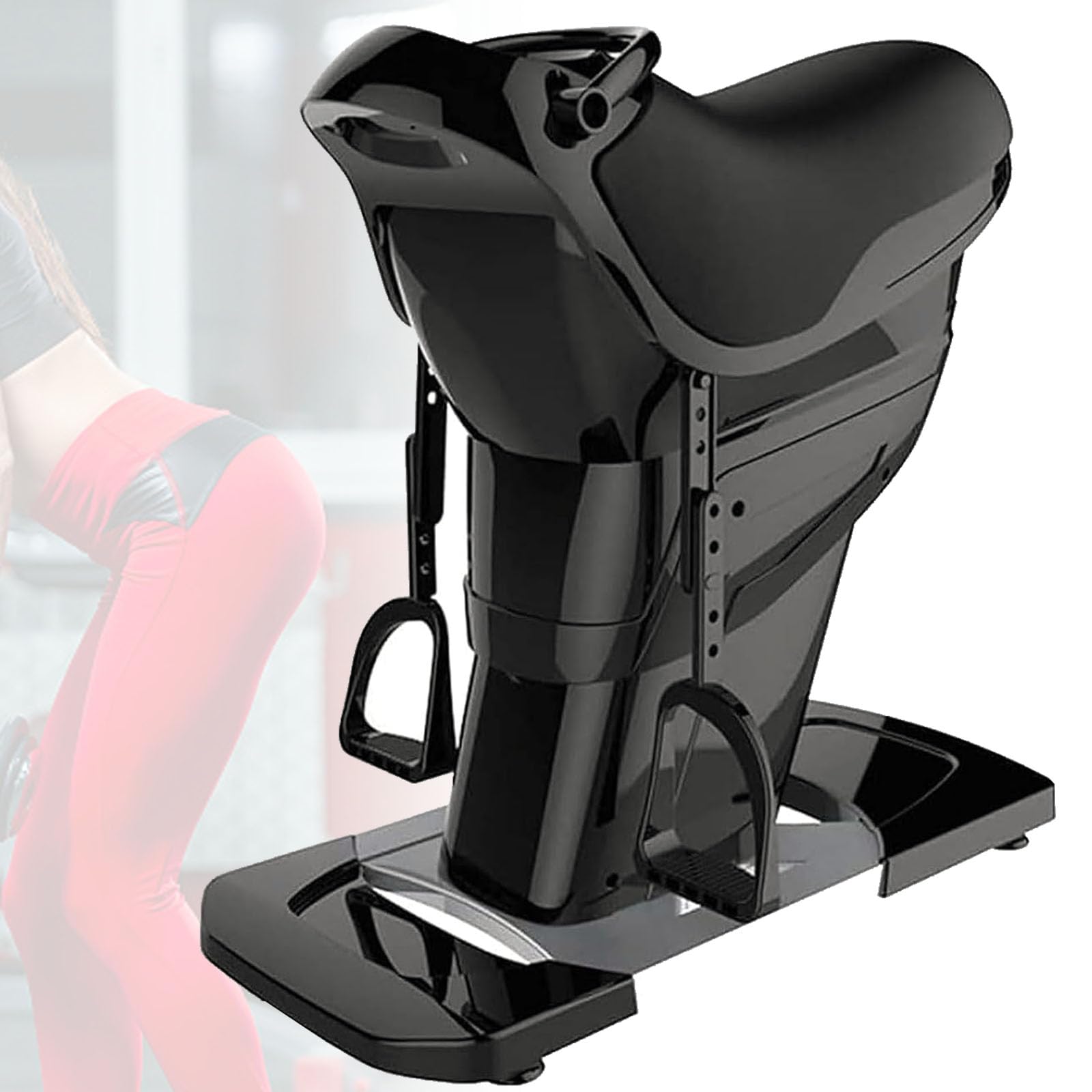 Simulatore Di Equitazione Elettrico Per Esercizi Per I Glutei, Macchina Fitness Elettrica Da Interno A 20 Velocità Con Display Lcd, Interruttore Di Sicurezza, Capacità Di Carico Di 150 Kg Per