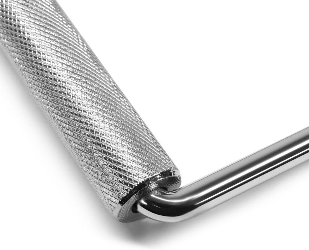 Single D-Shape Handle Cable for Workout Machine,Hand Cable Attachment Weightlifting Accessories Chrome Grips