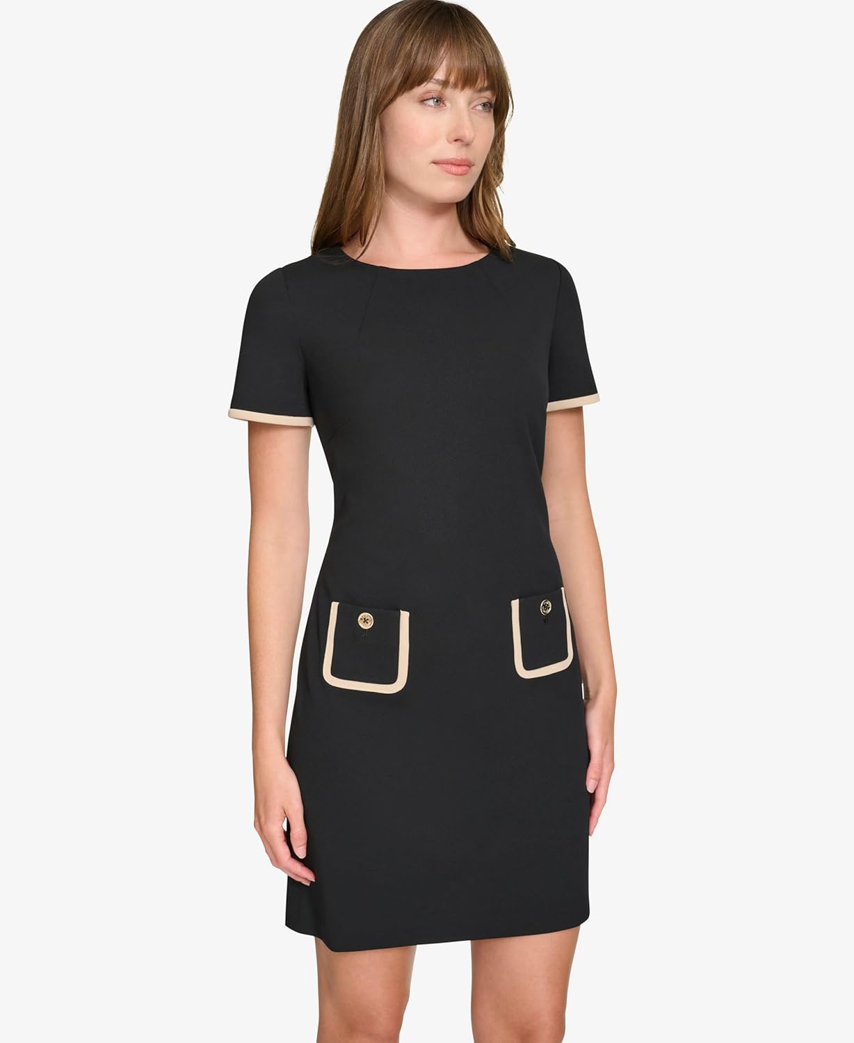 Tommy Hilfiger Women's Legacy Scuba Crepe Two Pocket Dress - Image 3