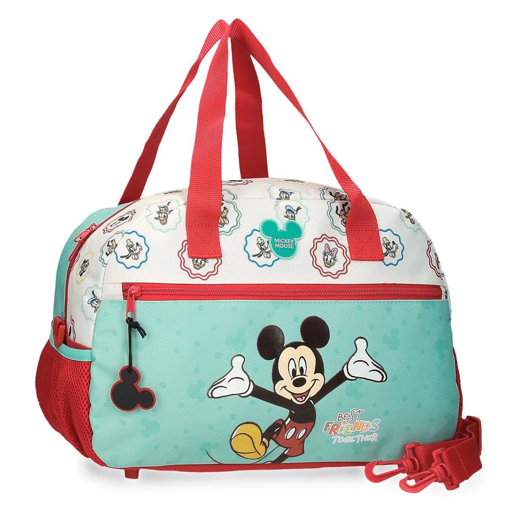 Disney Joumma Bags, Mickey Best Friends Together, School Backpack, Nursery Backpack, Made of Polyester, with Top Handle, Widths and Adjustable Shoulder Straps, Multiple Pockets, Colourful, Travel