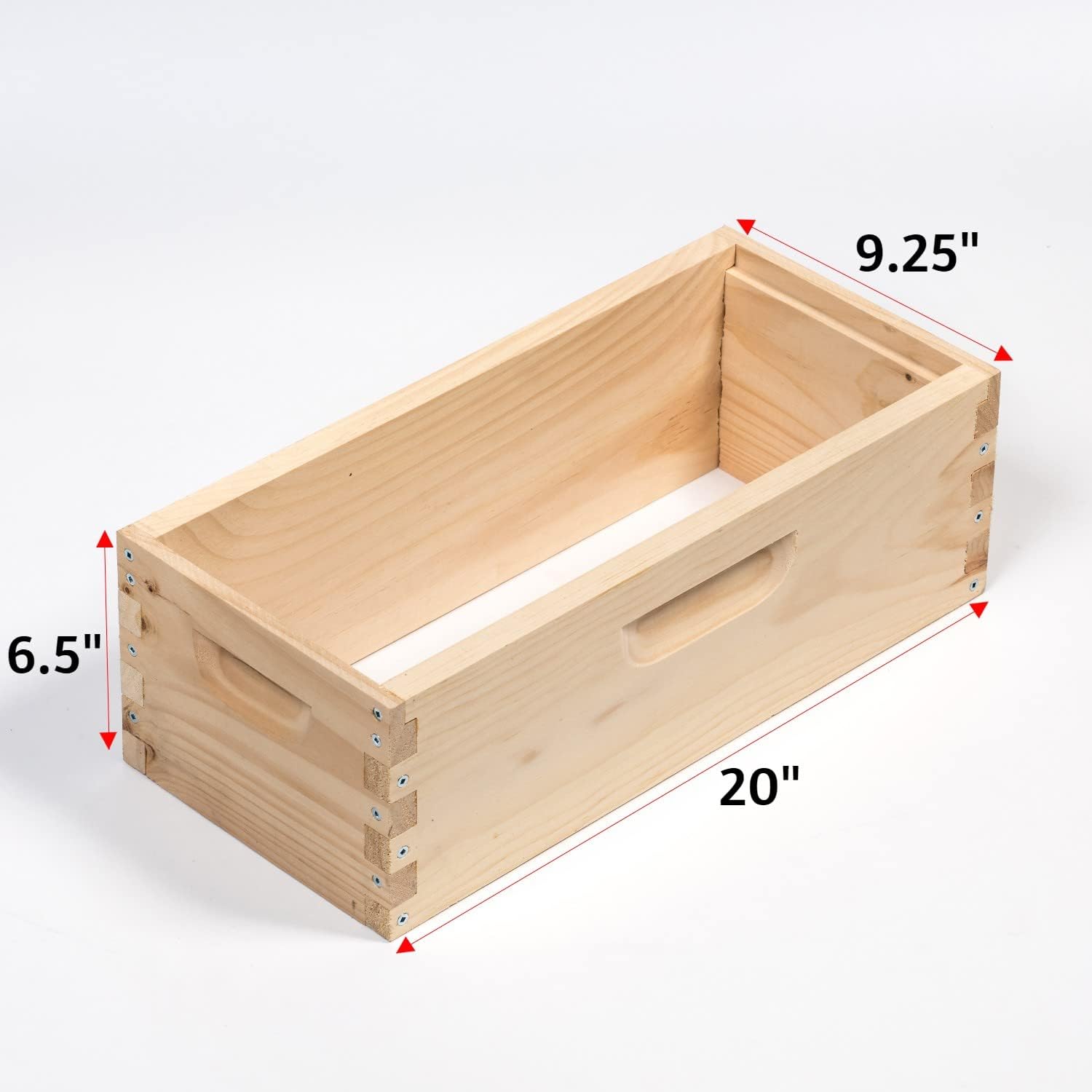 Stoney Acres Beekeeping Medium Nuc Box, Assembled Super or Brood Box for 5 Frame Honeybee Hives, Amish Made
