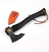 Vista 1 de Hachas ligeras de 12 pulgadas para acampar al aire libre para división de madera y leña, hacha de mano multiusos con funda