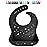 otterlove Silicone Bib - 100% Pure Platinum LFGB Baby Bibs with No Fillers - Wide Food Catching Pocket - Easy Clean - Mess Proof - Dishwasher Safe - BPA and Phthalate Free