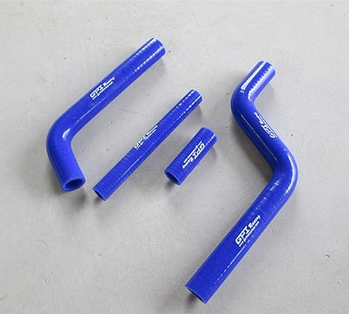 Miniatura 5 de Para 1996-2018 Yamaha YZ125 YZ 125 Manguera de radiador de silicona 1997 1998 1999 2000 2001 2002 (azul)