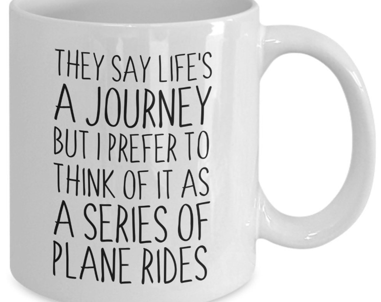 Plane Lover Mug Aviation Enthusiast Coffee Cup Airplane Pilot Gift Aircraft Themed Drinkware Gift For Jet Setter Flight Attendant Gifts