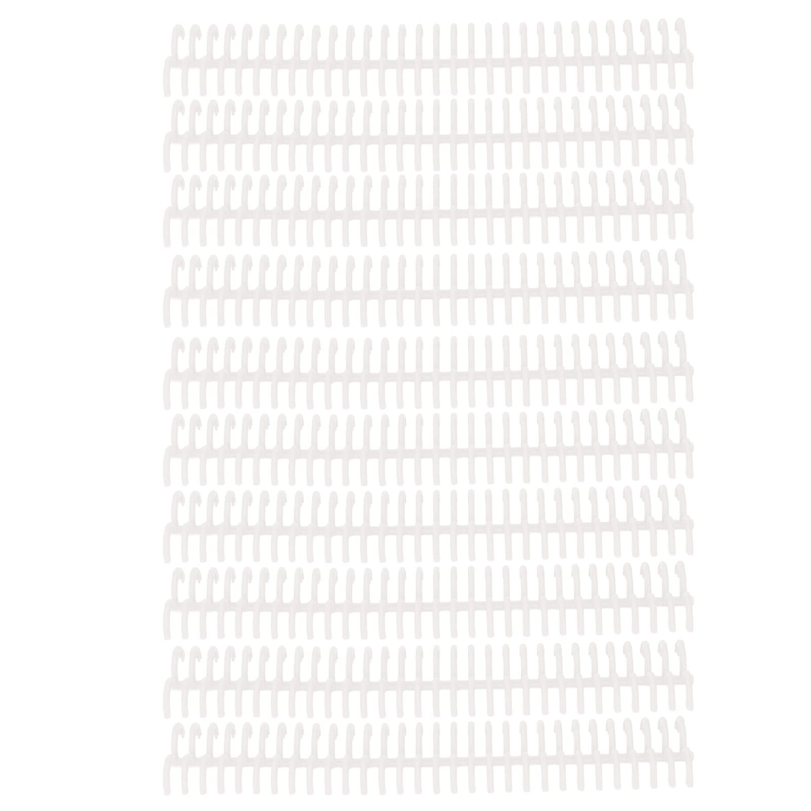 15 Dorsi Plastici Per Rilegatura 16mm - Spirale A 30 Fori, 100 Fogli Capacità - Foto 3