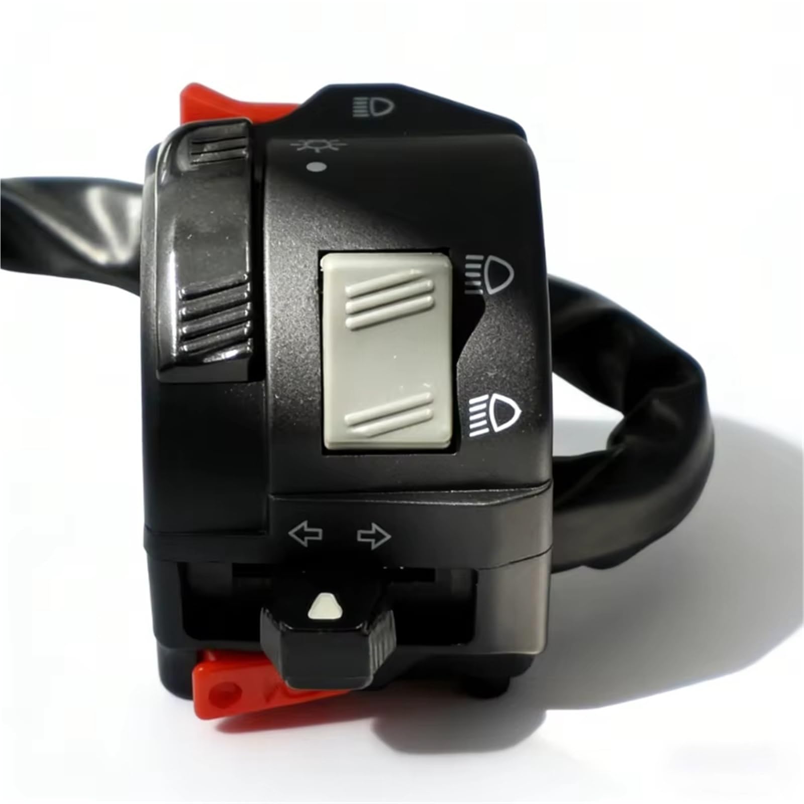 Interruttore Sul Manubrio Interruttore Manubrio Moto Foro Universale Gruppo Controllo Sinistro Per Accessori Moto Scooter Bici Elettrica E Bike 2.2 Cm