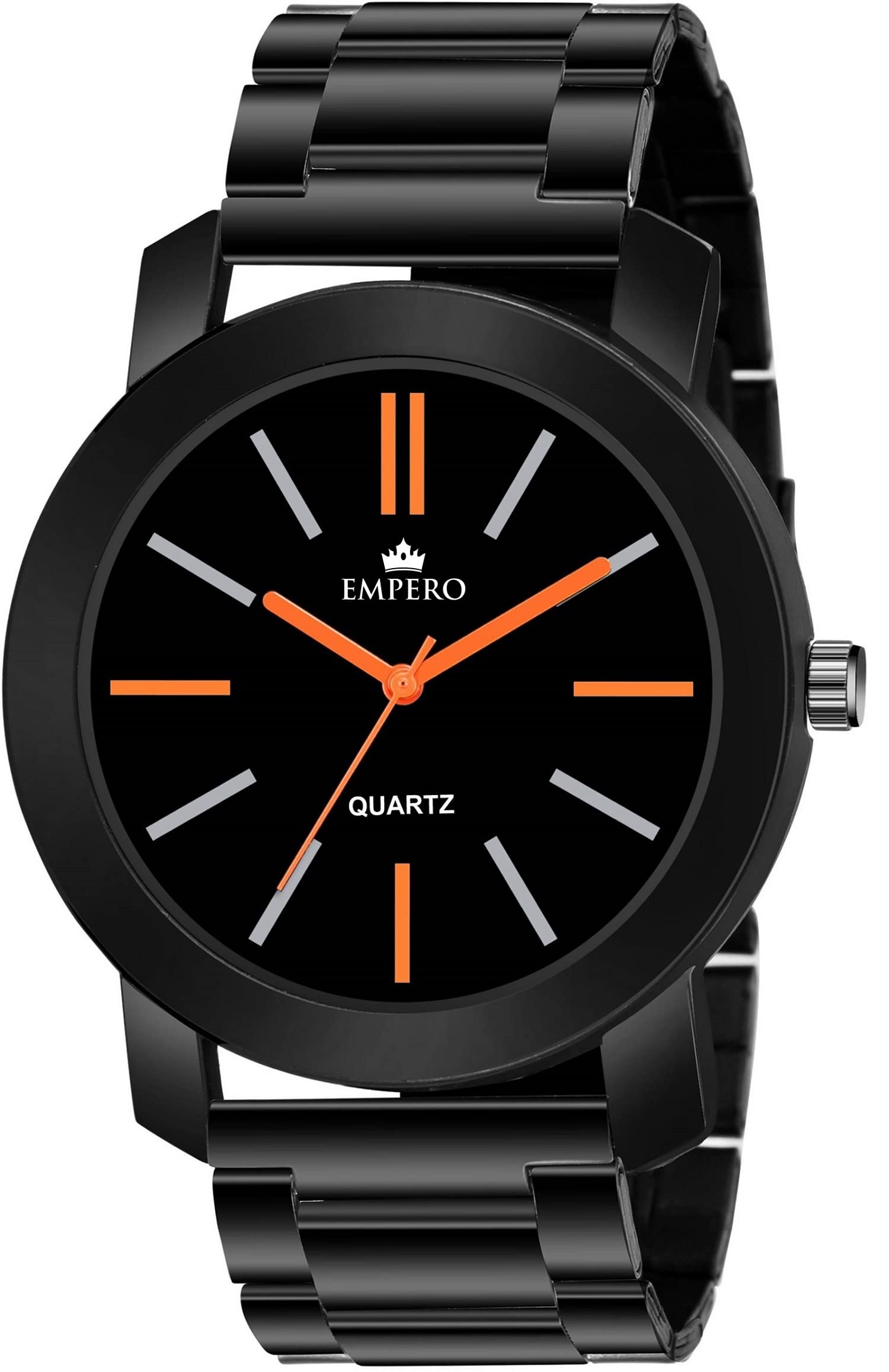 EMPERO All Black Stainless Steel Analog Mens Watch (B09LR4FR9Z) Amazon Price History, Amazon Price Tracker