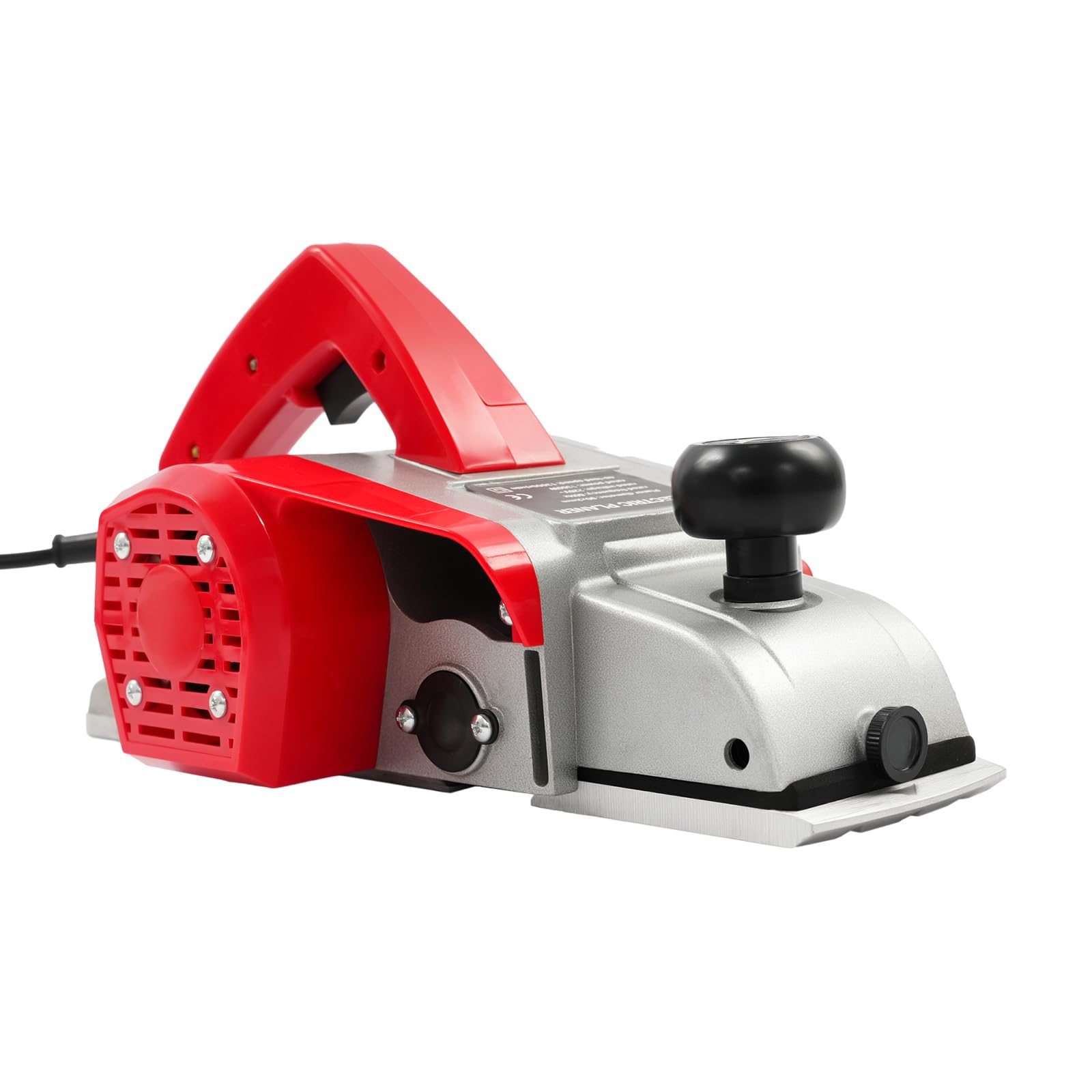 Hobelmaschine Elektrohobel,1300W Elektrische Hobelmaschine mit Kabel,13000 U/min,Einstellbares Hobeltiefe 2mm/Entgratungstiefe 18mm,für Hobeln,Nuten,Entgraten