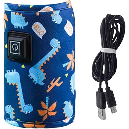 USB Infant Bottle Warmer Cover Blue