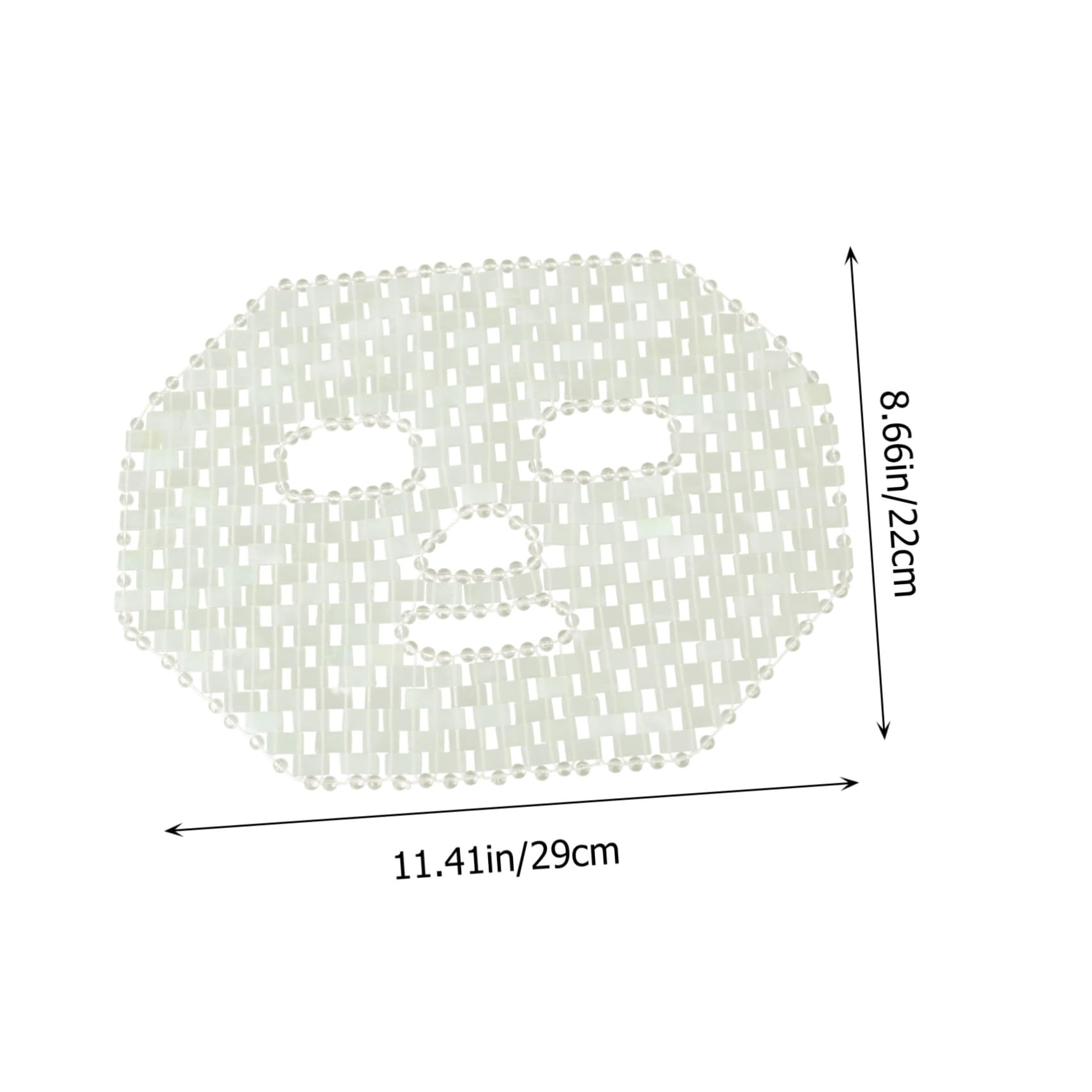 Maschera in Jade Verde per Terapia Viso e Sollievo | 1 Pezzo, Uso Domestico e Scolastico, Effetto Rinfrescante, Supporto per Gonfiore Muscolare