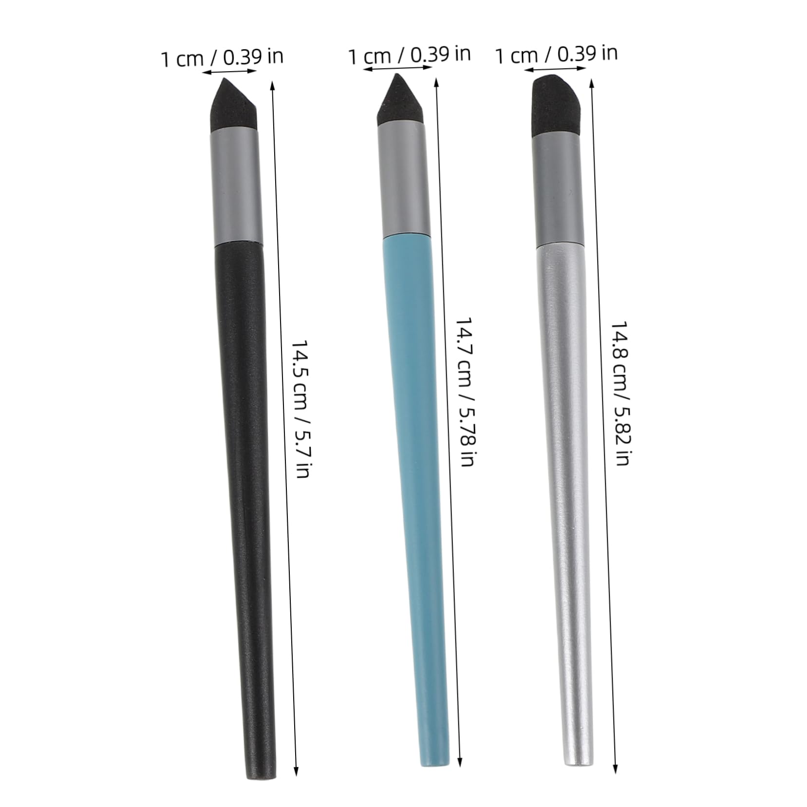 Garneck 6pcs Oil Pastel Blending Tools Soft Sponge Pen for Smooth Blending Sketching and Art Supplies