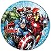 Procos 87962 - Teller The Avengers, 8 Stück, Durchmesser 23 cm, Einwegteller, Kindergeburtstag, Partygeschirr