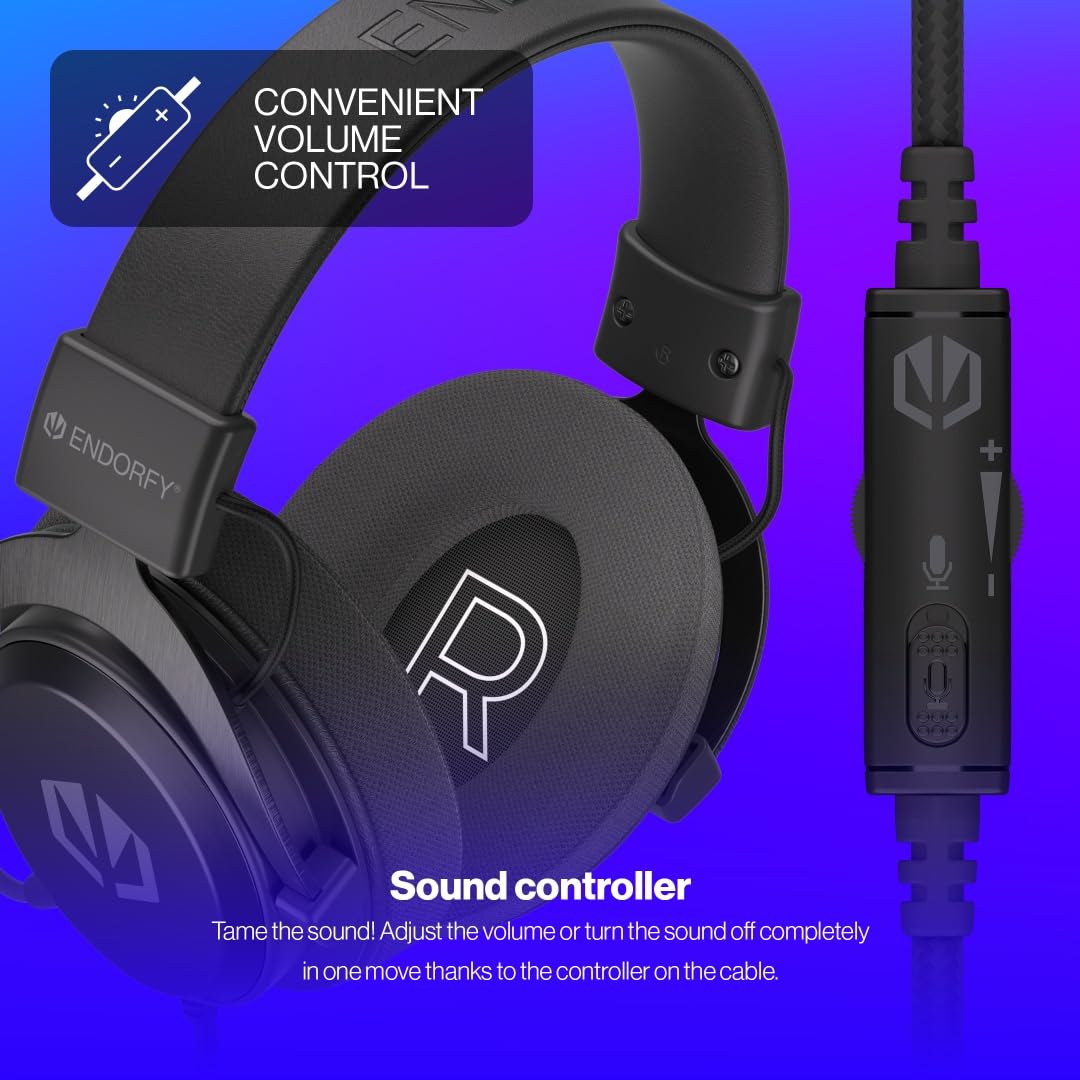 ENDORFY VIRO Infra, auriculares over ear, almohadillas de tela, micrófono desmontable | EY1A003