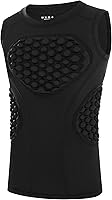 Runhit Youth Padded Chest Protector Shirt - Baseball Softball Football Heart Rib Sternum Guard