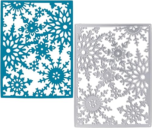 Miniatura 2 de 2 troqueles para hacer tarjetas de Navidad, troqueles de metal AFUNTA copo de nieve, troqueles de corte de farol de Navidad, plantillas en relieve