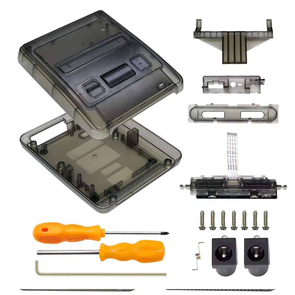 Amazon | Bitfunx SFC 交換 ケース 透明 ボックス スーパーファミコン