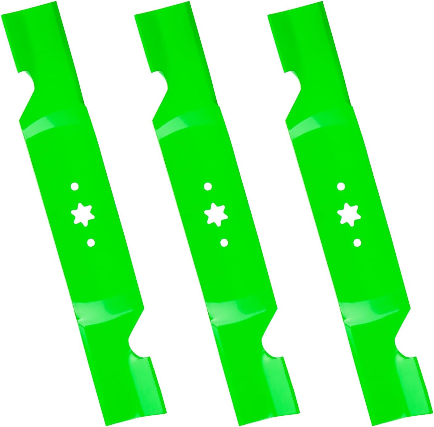 Lawn Mower Blades High Lift Blades with 54 inch Decks Fits for Cub Cadet 942-0679 742-0679 for Cub Cadet RZT-54 19A40002 19A70008, 3 PCS