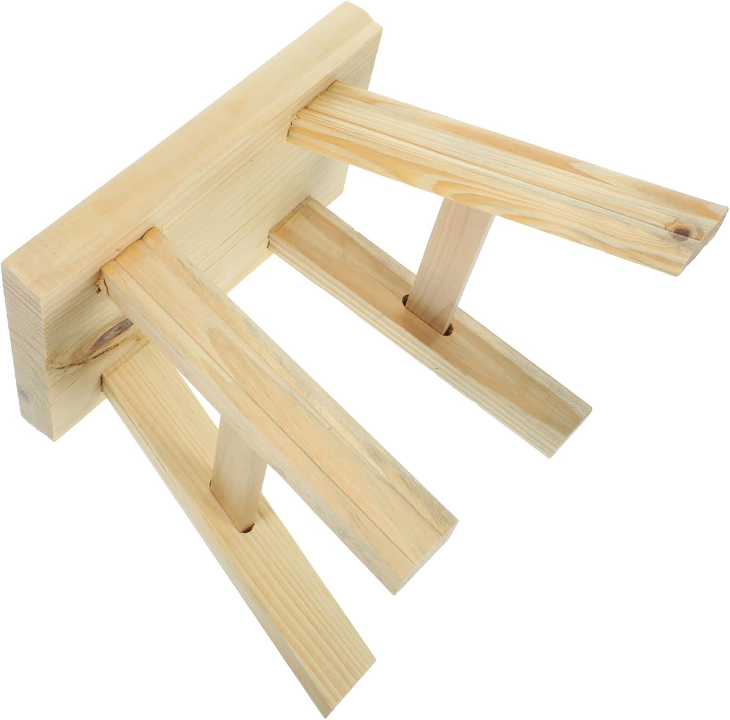 MAGICLULU Wooden Step Stool Boys and Girls Chair Small Footrest for Classroom Home Furniture Office Use