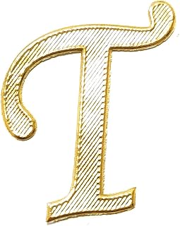 Gold High Class Rubber Iron On Letters Heat Transfer Letters Paper for Clothing Sport Jersey T Shirts Team Name Hats Shoes (2T)