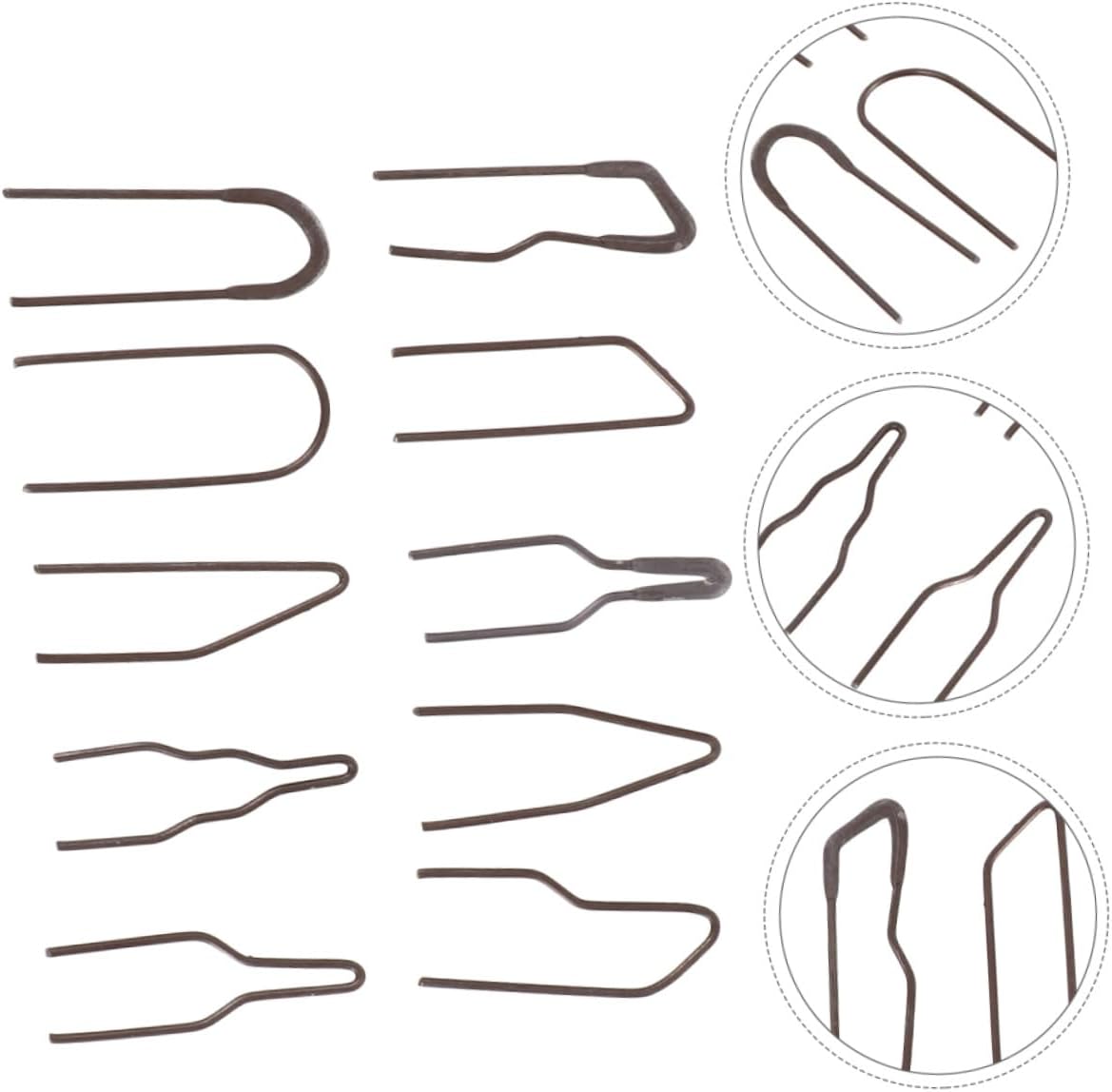Unomor 20pcs Wood Burning Pen Tips Set – Pyrography Wire Nibs and Engraving Tool Tips for Woodcrafts and Leather DIY Projects