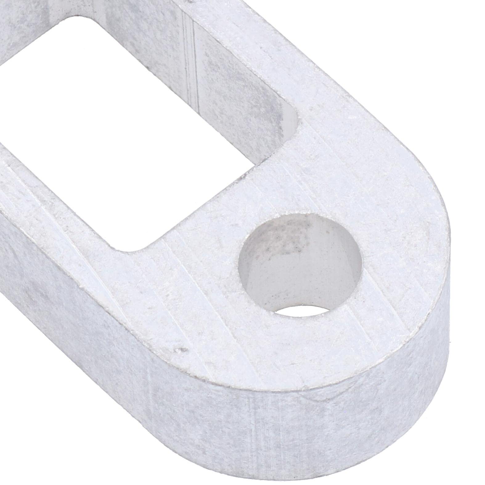 Distanziale Per Sfera Del Traino 1,5" (38mm) – TR091 – Barra Di Separazione In Alluminio Per Rimorchi E Roulotte, 130 Mm Di Larghezza