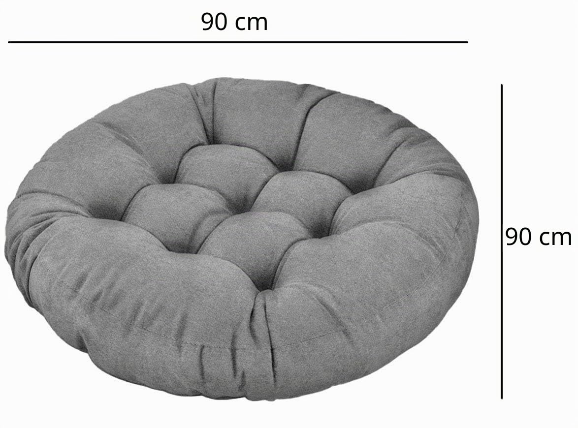 Ferocity Suspendu Hamac Chaise Coussins, de Voyage Portable Imperméable Siège de Chaise Rembourrage pour Patio Jardin, Balançoire Panier Suspendu Coussin de Siege, Beige [114]