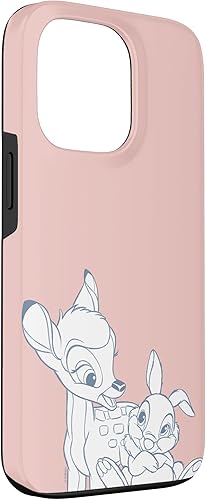 Vista 3 de Funda para iPhone 13 Pro Disney Bambi & Thumper Sketch