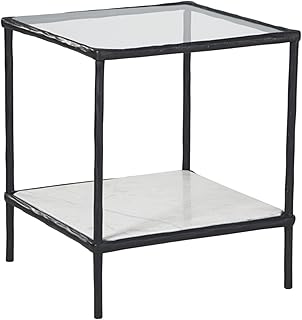 26 Black Marble Floor Decor Ideas For Luxury Spaces 140 Signature Design by Ashley Ryandale Contemporary Accent Table, Antique B...
