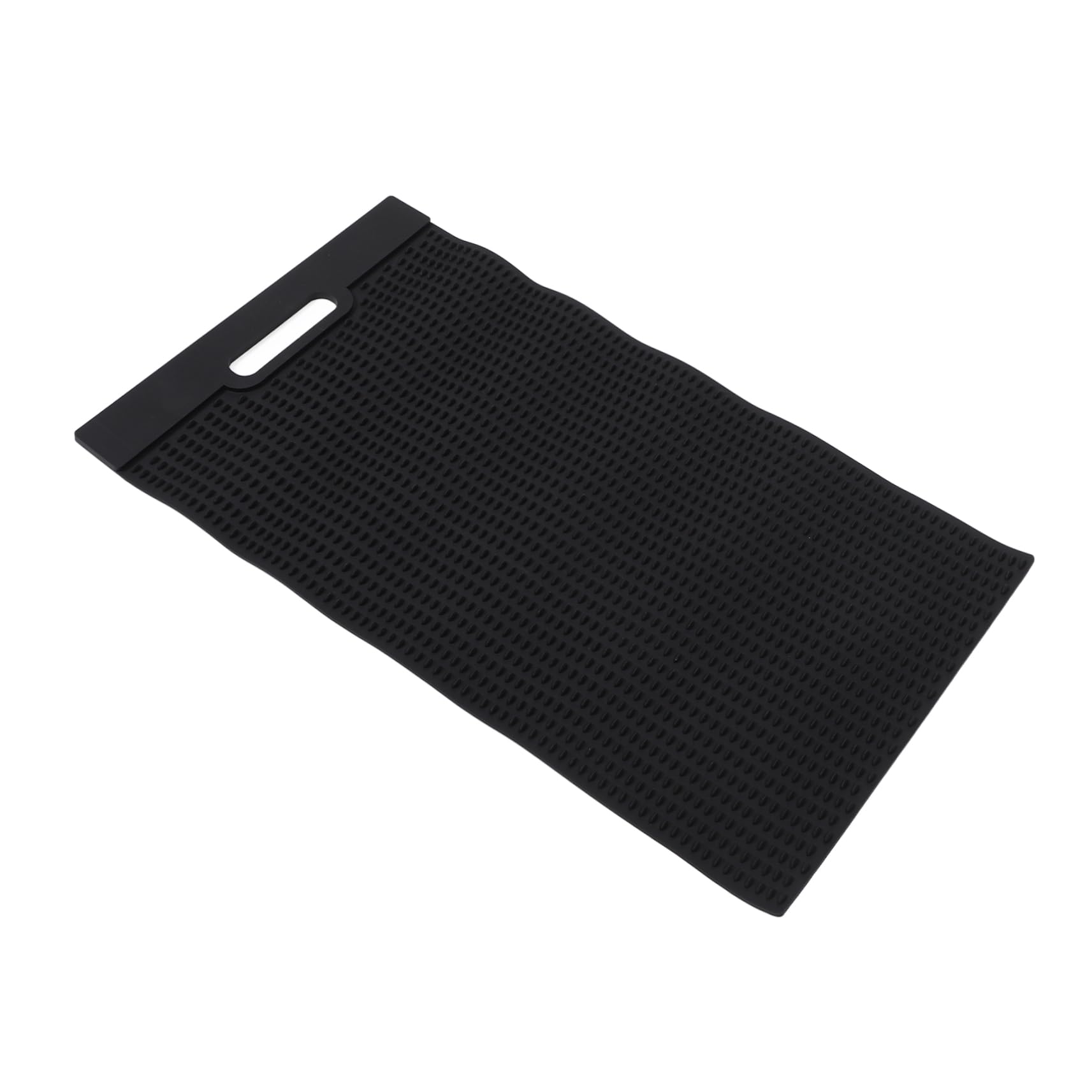 PVC Fischzubereitungsmatte Schwarz Klein für Küche und Boot