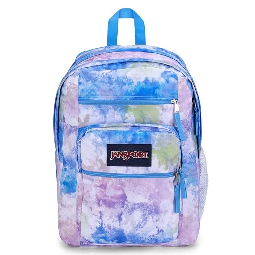 JanSport Laptop Backpack - Computer Bag with 2 Compartments, Ergonomic Shoulder Straps, 15” Laptop Sleeve, Haul Handle - Book Rucksack - Batik Wash