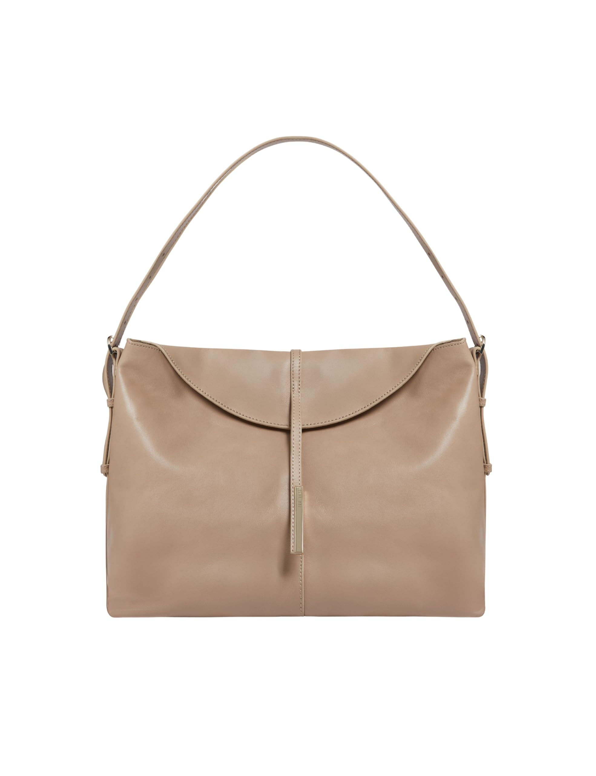 Ted Baker london bar detail leather slouchy bag, camel, one size