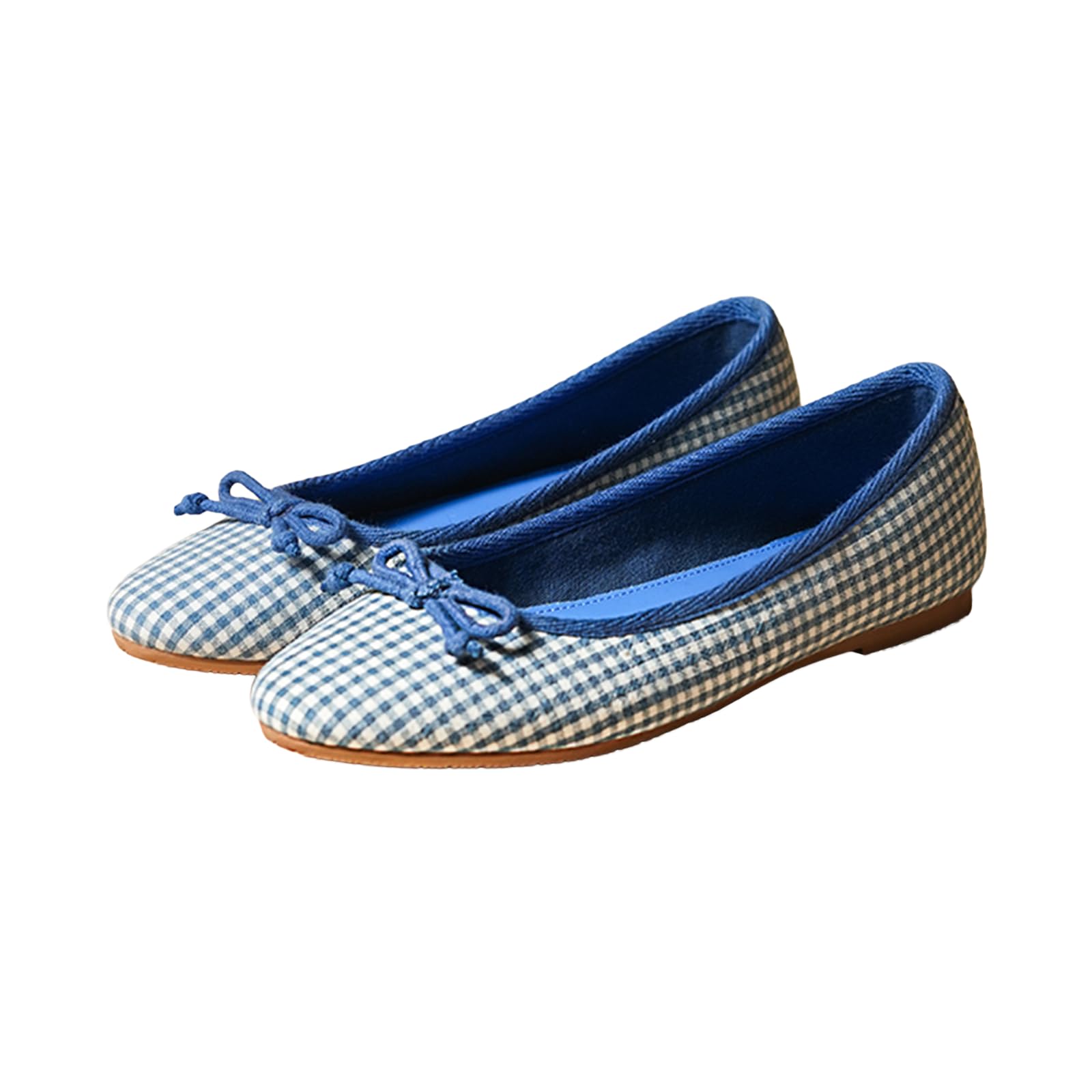 Swans Casual Ballet Flats for Women | Stylish Slip-on Ballerina with Bow Detail | Lightweight Comfortable Footwear with Cushioned Insole-image-20