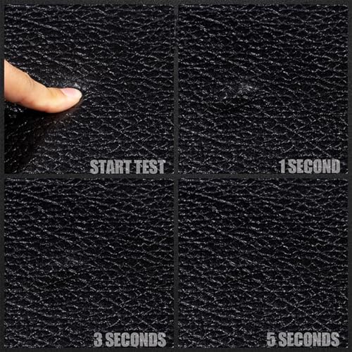 Exercise Equipment Mat, PVC, Waterproof Non-Slip, for Treadmill and Bike, Black - Image 4