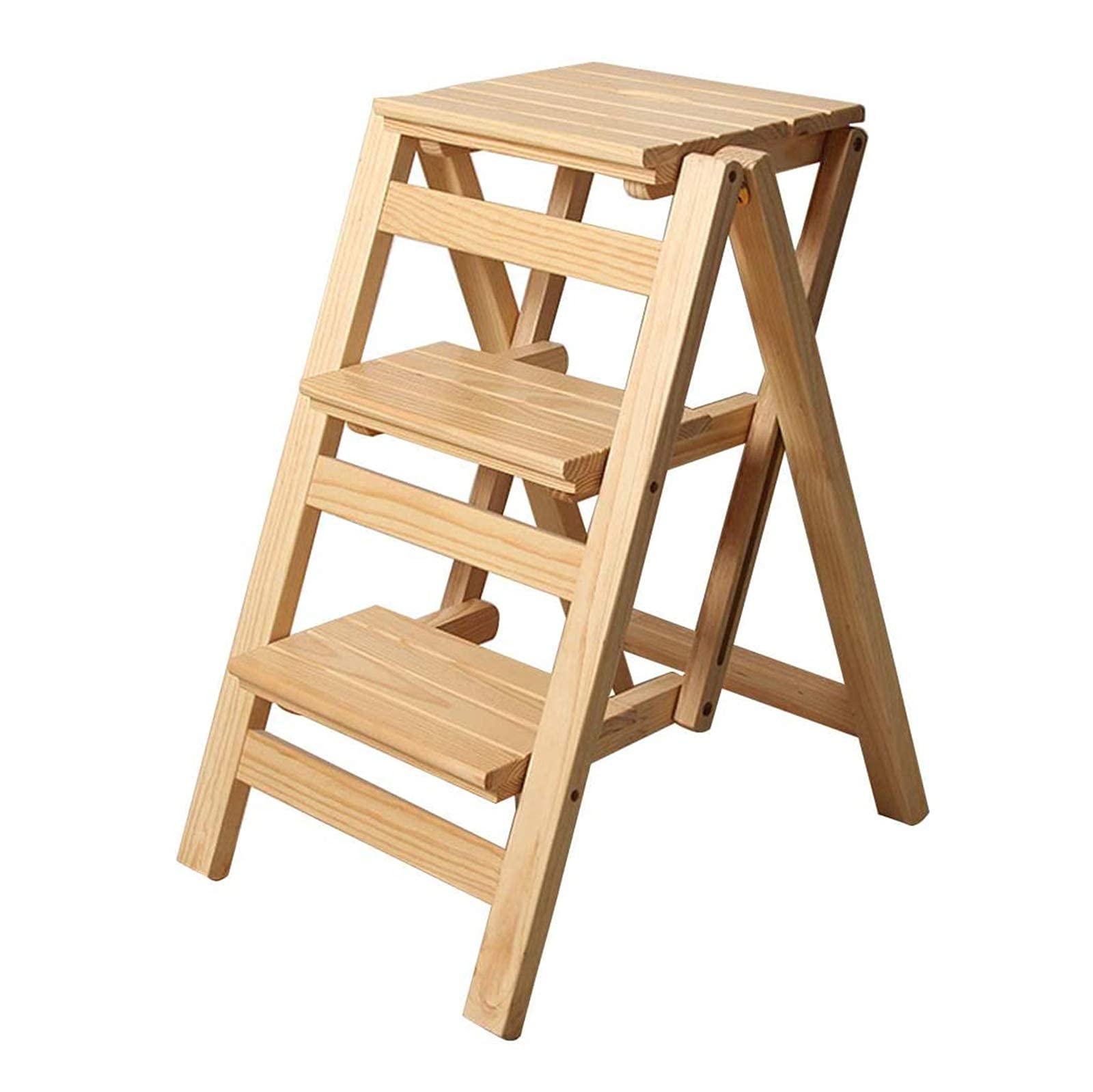 Tabouret pliant à 3 pédales DASHADAO : échelle de sécurité portable et étagère multifonction