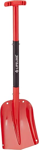 Miniatura 3 de Lifeline 4017 - Pala deportiva de aluminio, diseño plegable de 3 piezas, pala de nieve perfecta para automóvil, camping y otras actividades al aire