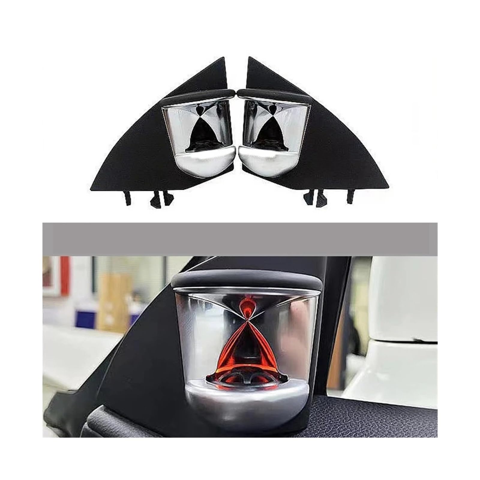 XCZPRKMXY 12 Color A-pillar Hourglass Treble Compatible With Mercedes Benz CLS Class W218 2012 2013 2014 2015 2016 2017