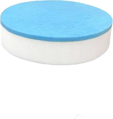 Miniatura 7 de FoamRush Espuma de tapicería de alta densidad de calidad prémium de 2 x 13 x 13 pulgadas de diámetro, taburetes de barra, cojín de asiento, inserto