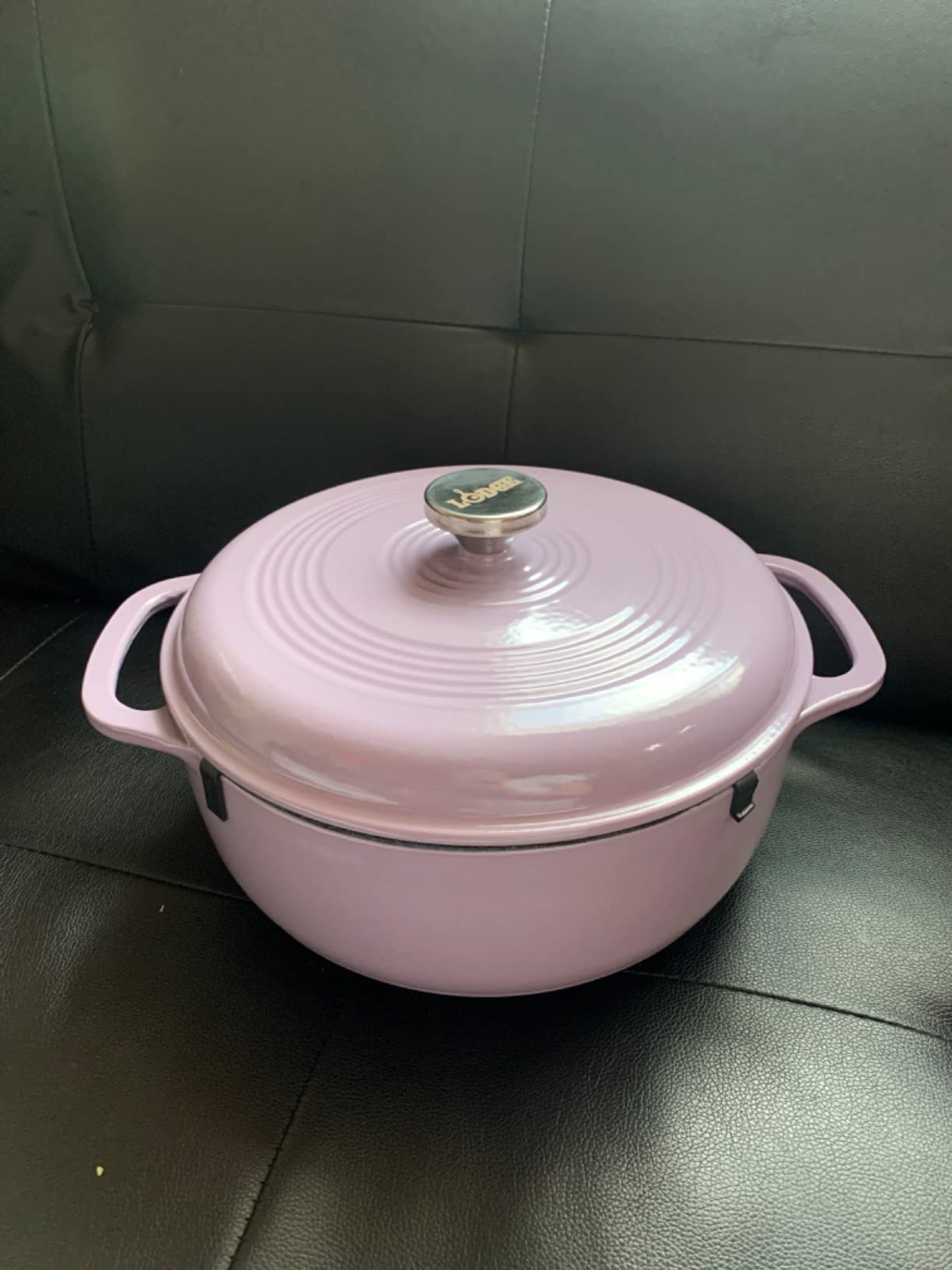 13/mo Finance Lodge EC6D33 Enameled Cast Iron Dutch Oven, 6Quart