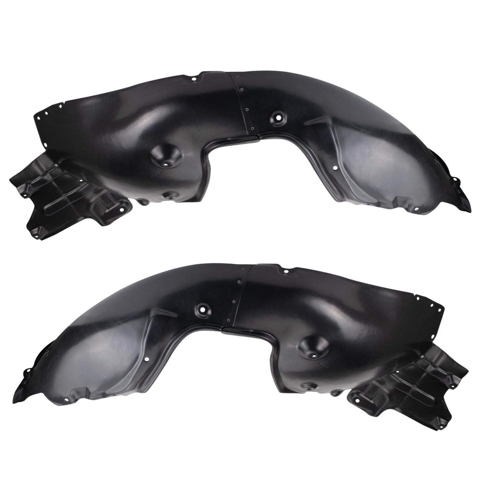 TRQ Front Inner Fender Liner Set | For 2017 Genesis G80 2015-2016 Hyundai HY1248175 HY1249175