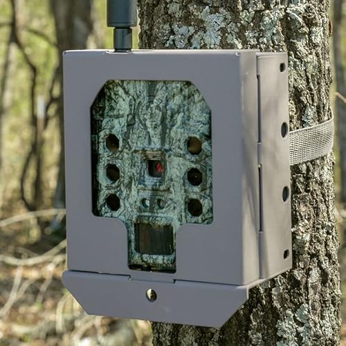 Bushnell - Sicherheitsbox für Trail-Kamera - Schützt vor Wild und Diebstahl - Anschlüsse für die Montage am Baum - Pulverbeschichtete Oberfläche - 119950C