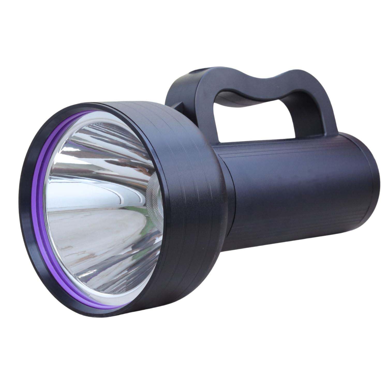 Smuf Rock Light RL-7152W 3 KM Long Range Full Metal Body, 9000 mAh Lithium Battery, 12 Hours Battery Backup Torch Light