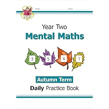 New KS1 Mental Maths Daily Practice Book Year 2 - Autumn Term CGP KS1 Maths