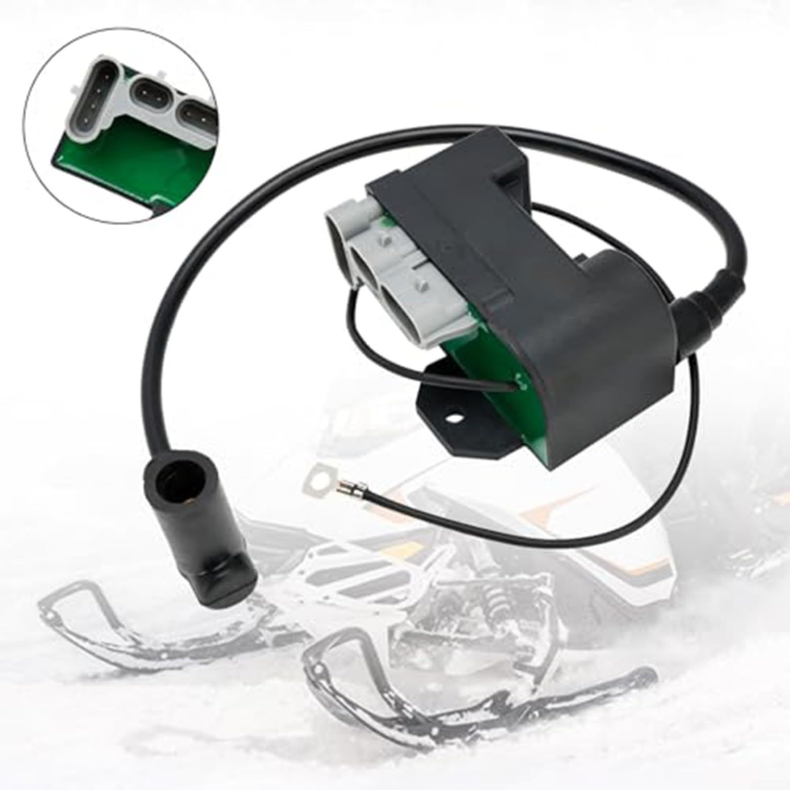Bobina de encendido, módulo calibrado, accesorios para cortacésped, pruebas de alto rendimiento, construcción resistente al óxido, material de polipropileno, se adapta a SKI-DOO para TUNDRA