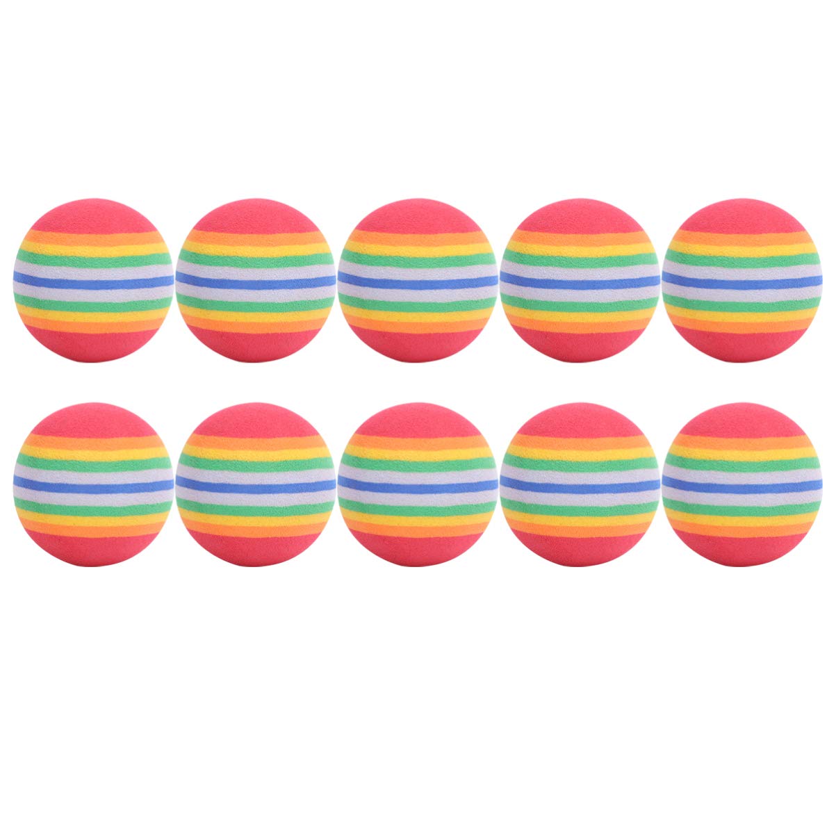 BESPORTBLE 10 Pcs Sponges Golf Balls Softball Practice s Sponge Soft Indoor