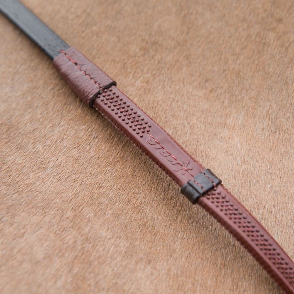 Horze Soft Grip Rubber Reins - Stoppers
