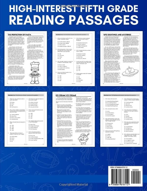 5th Grade Reading Comprehension Workbook: Reading Passages for Kids 10-11, Grade 5 Reading Workbook with Passages that Build Comprehension (Reading Workbooks Elementary) - Image 2